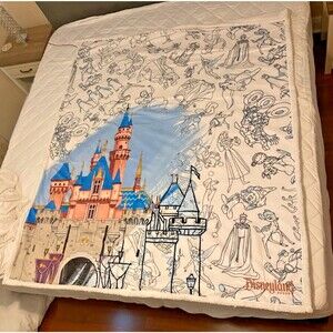 Disneyland Resort Ink & Paint Super Plush Blanket 60x70 Backing